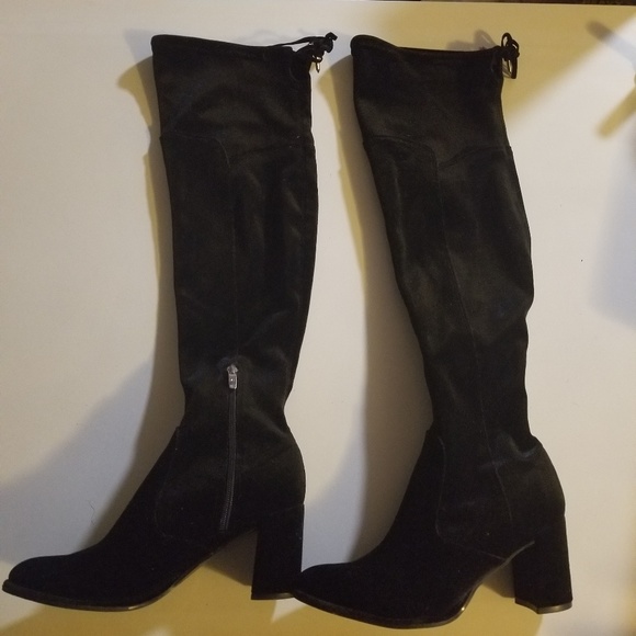 Marc Fisher Shoes - Black Marc Fisher Over the Knee heeled boots